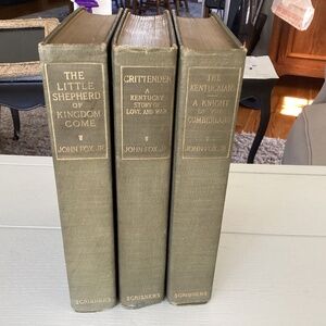 Set of (3) John Fox Jr. Hardcover Books